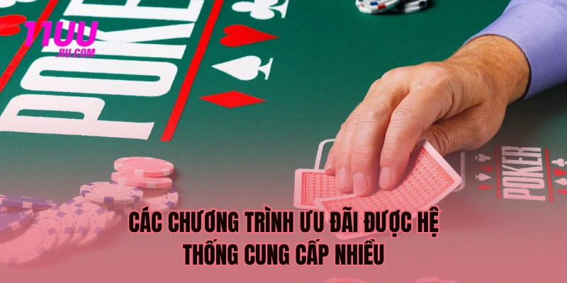 Ưu đãi được hệ thống cung cấp nhiều